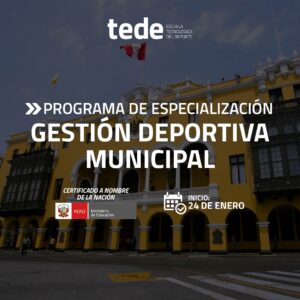 Gestión Deportiva Municipal  - Programa de Especialización