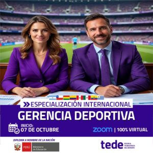 GERENCIA DEPORTIVA - ESPECIALIZACIÓN INTERNACIONAL